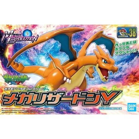 Bandai Pokepla Pokemon Plamo No.38 Mega Lizardon Charizard Y