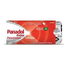 Panadol Extra Kapsul 10 Tablet - Merah, Pereda Nyeri & Demam dengan Paracetamol dan Kafein