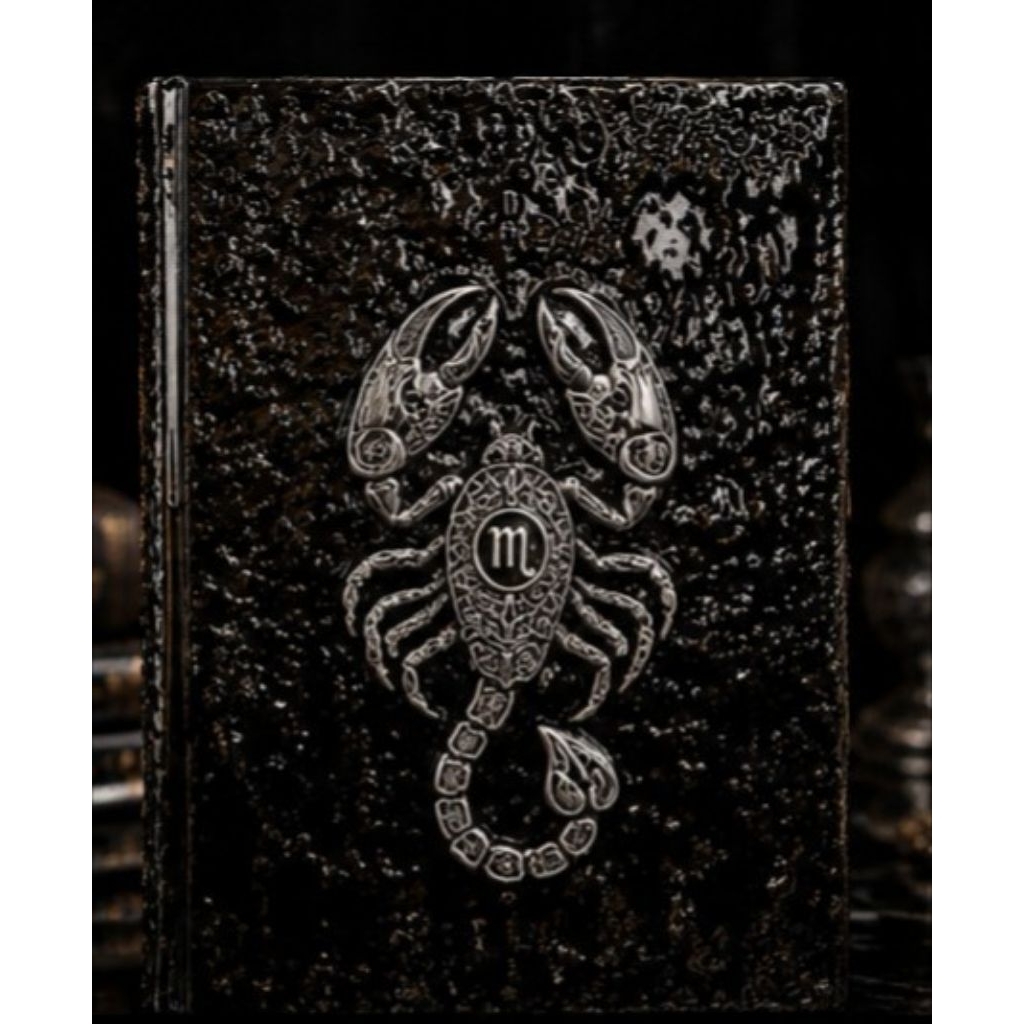 Handmade Binder A5 Custom Cover | Aesthetic Journal Planner Book Scorpio
