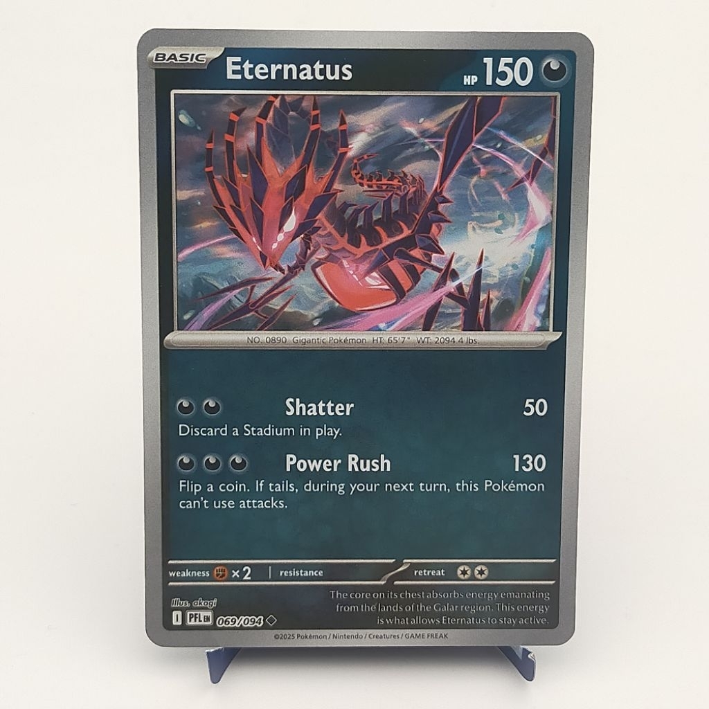 Kartu TCG Pokemon EN Original Eternatus Holo Mirror PFL 069/094