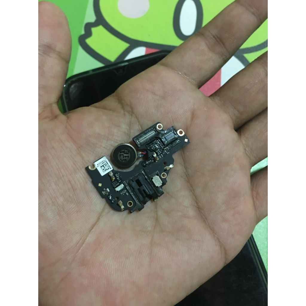 papan board Mesin bawah mic mik HF headset lubang colokan Handsfree UI oppo f3 plus ori copotan orig