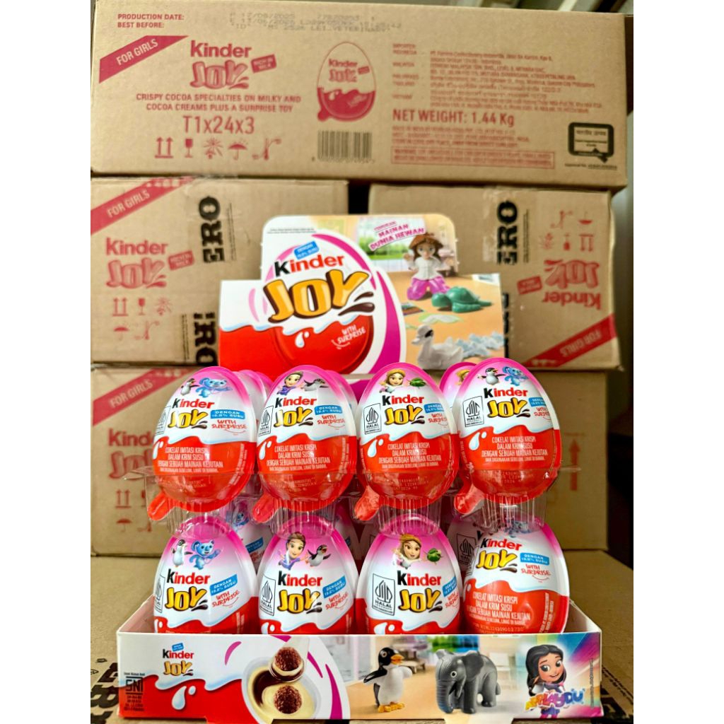 Kinder Joy Surprise Egg Coklat Mainan Anak Original Boys Girls 20gr