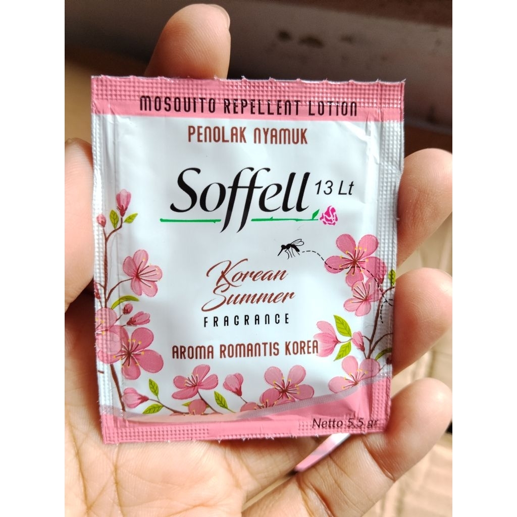 Lotion Anti Nyamuk Soffel Sachet Kulit Jeruk-parfum korea 1 Sachet