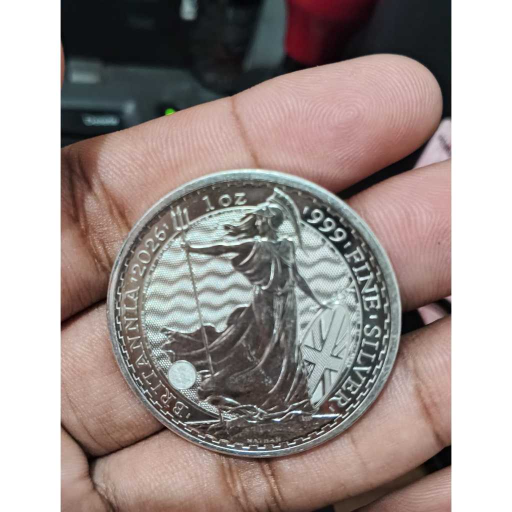 Koin Perak Silver Britannia 1oz 2026 | Koin Perak Murni Britannia