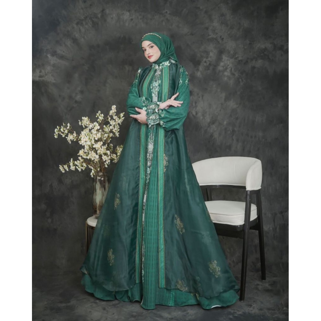 Gamis Syari//Rayna Series By Nefirna Syair//Gamis Mewah Premium