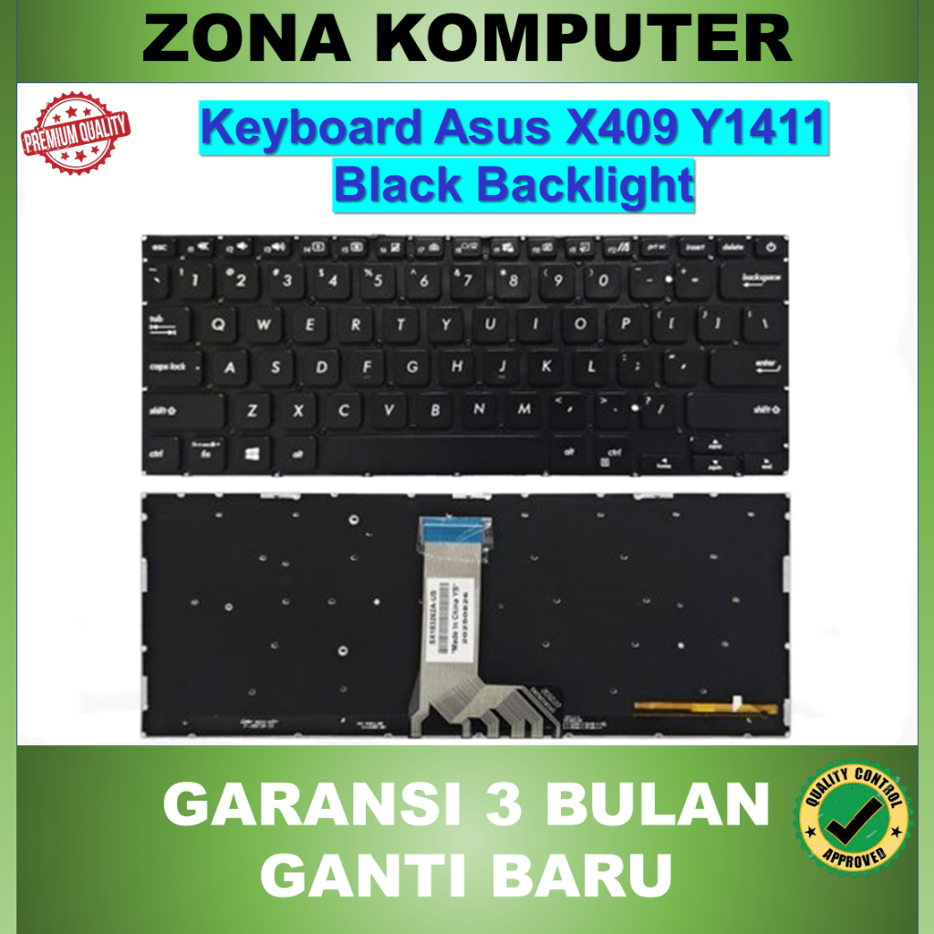 Keyboard Asus X409 A416 A416JP A416JAO A416EP A416EP Black Backlight