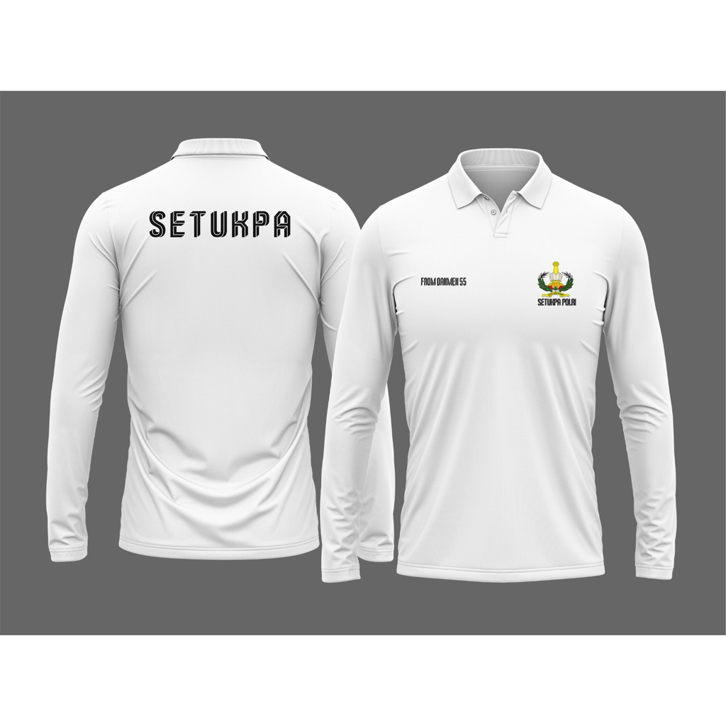 kaos putih wajib SISWA SETUKPA POLRI