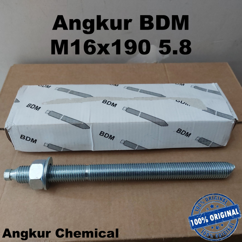 Angkur BDM 5.8 M16x190 Chemical Angkur