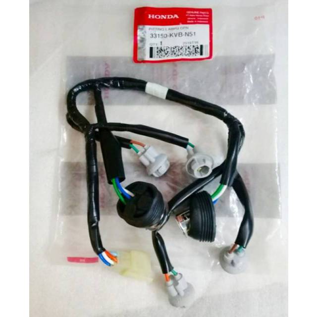 Pitting Lampu Depan (Socket Headlight Assy) – Vario Techno 125 FI | 33150KVBN51 100% ORI AHM