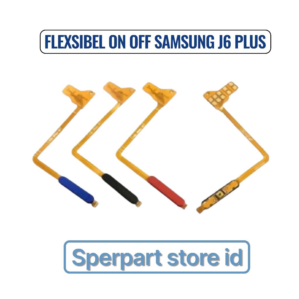 FLEXSIBEL POWER ON OFF SAMSUNG J6+ / J6 PLUS / J610 FLEXSIBEL TOMBOL ON OFF  TOMBOL POWER