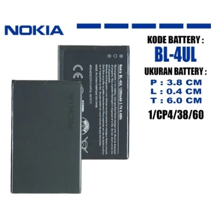 Baterai Nokia BL-4UL Original
