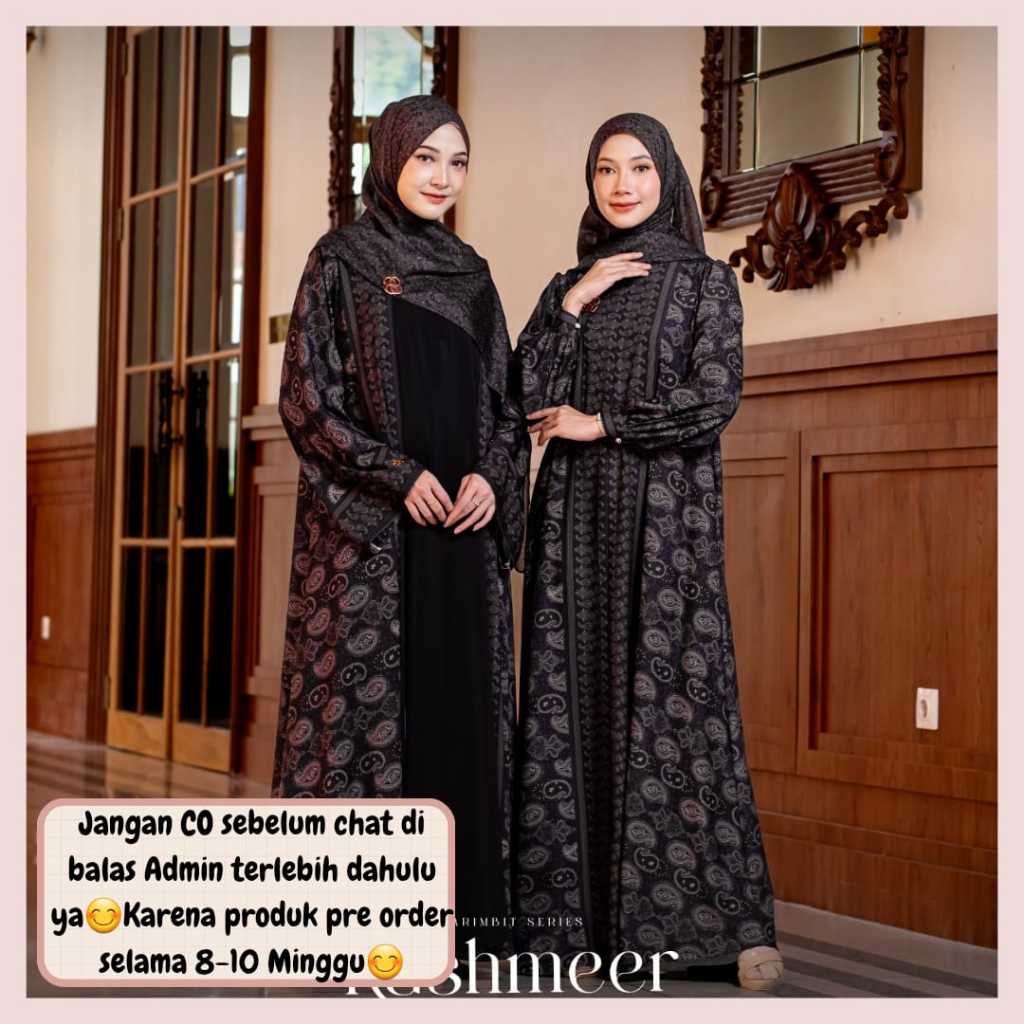 Cashmere sarimbit Puan OPEN PRE ORDER (READY AGUSTUS 2026) family set couple keluarga muslim gamis k