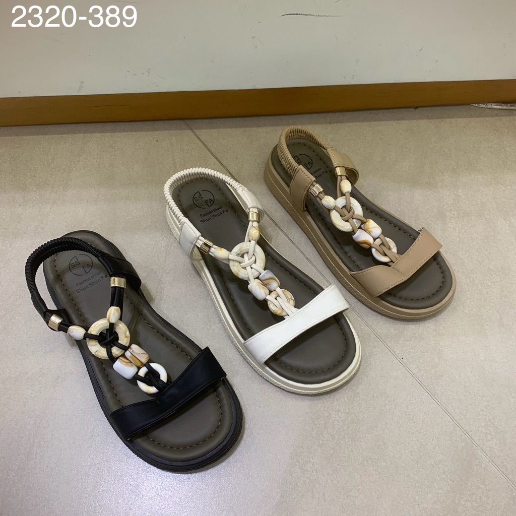2320-389 Sandal Guangzhou Wedges 2cm Wanita Import