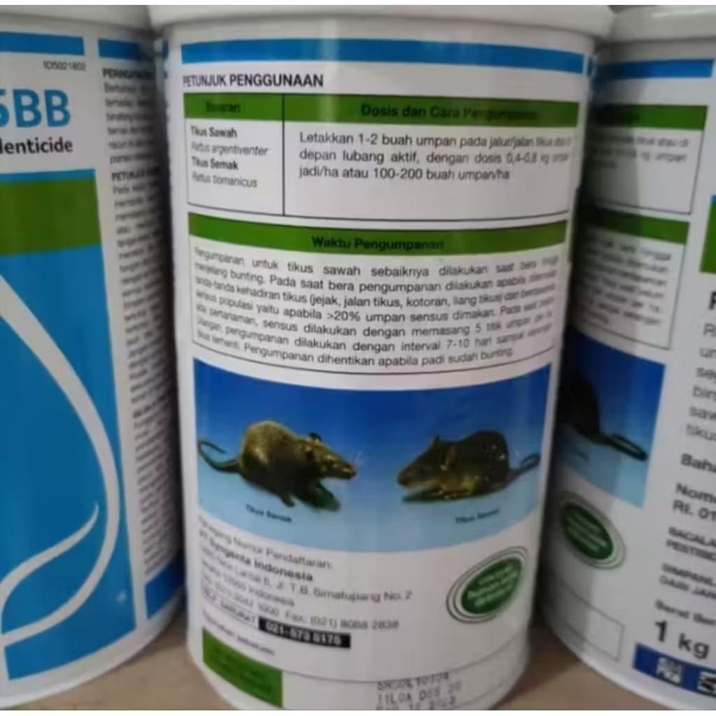 Klerat rodentisida antikoagulan (racun tikus)