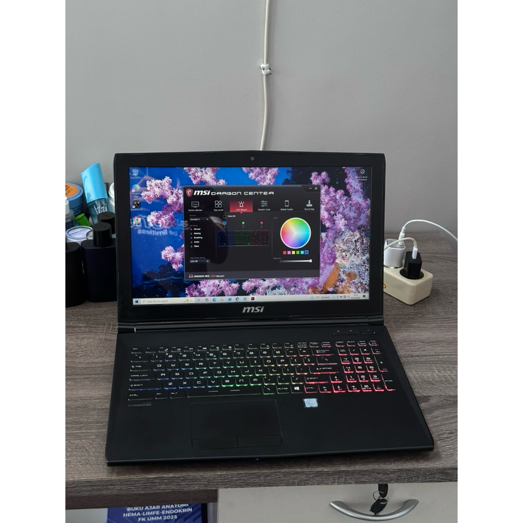 Laptop Gaming MSI Nvidia GTX 1060 6GB intel core i7 RAM 16GB GP62MVR