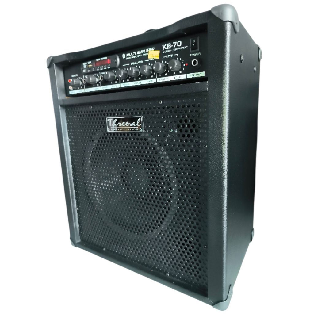 Ampli Multifungsi Three-Al KB70 10 inch Keyboard+Gitar+Bass+Drum+Bluetooth+Ampli Vokal+Ampli Karaoke