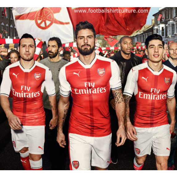 KAOS jersey Arsenal THE GUNNERS S Home S/S Jersey PUMA 16/17 749712-01 BNIP ORIGINA