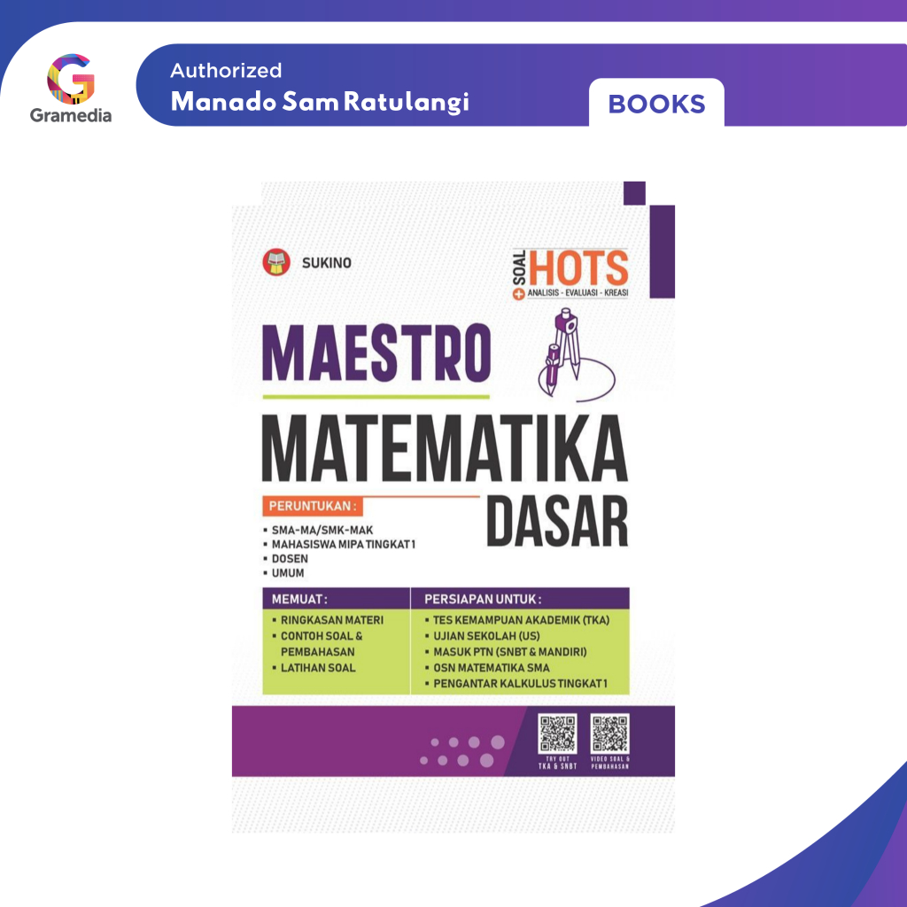 Gramedia Manado - Maestro Matematika Dasar