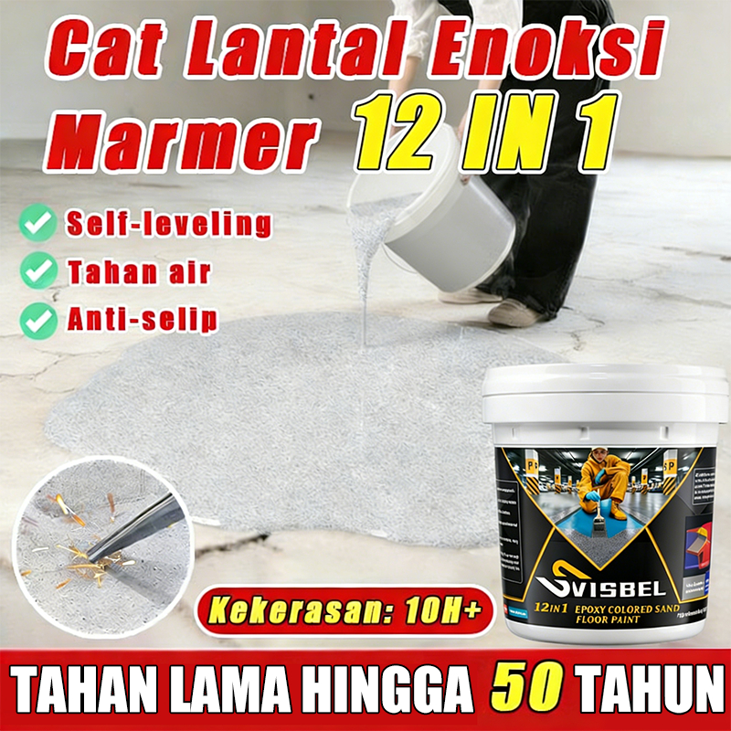 cat lantai epoxy lantaisemen 5kg cat lantai epoxy pasir, Hasil Sempurna Ideal Untuk Rumah, Pabrik da