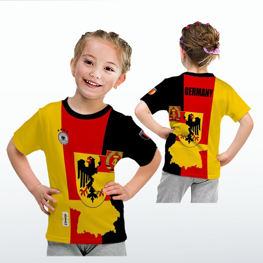 kaos baju anak perempuan GERMANY JERMAN PIALA DUNIA 2026 FULLPRINT