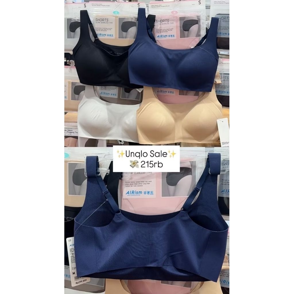 UNIQLO BRA TANPA KAWAT RILEKS