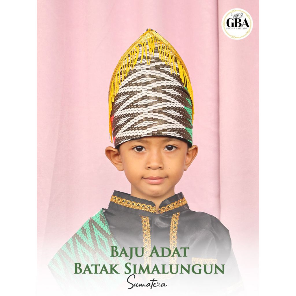 topi adat batak simalungun laki laki