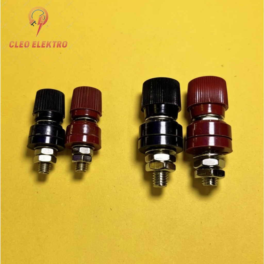 Binding Post Biding Post 333 / 555  Per Set Sets Merah Hitam Murah Kualitas Baik