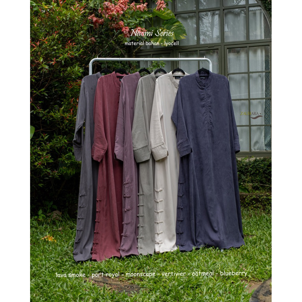 NAOMI SERIES BY ZAUHARA | GAMIS NAOMI ZAUHARA | NAOMI ABAYA | GAMIS TERBARU ABAYA TERLARIS