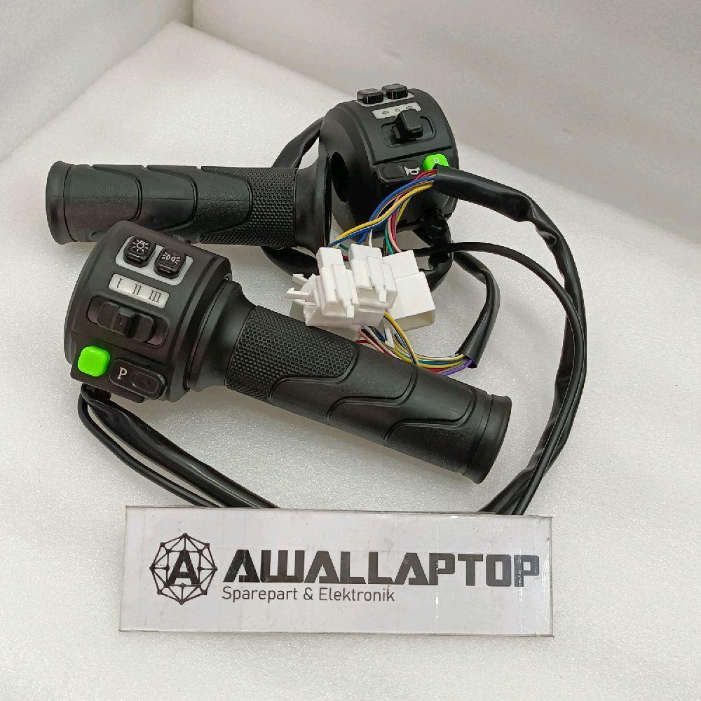 throttle gas sepeda motor listrik 1set gas listrik universal tombol