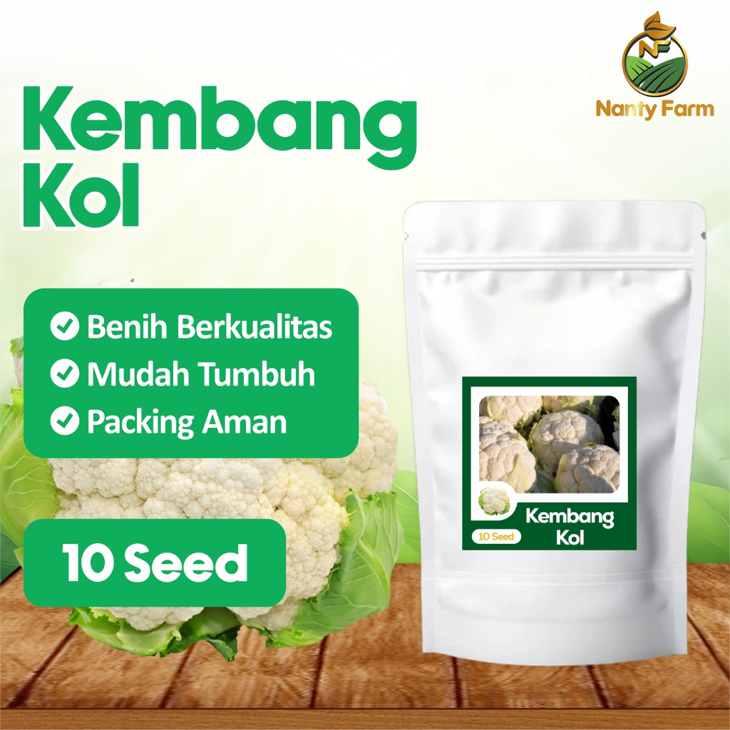 Benih Bunga Kol Bibit Kol - Benih Sayuran Tanaman Kol Mudah Tumbuh