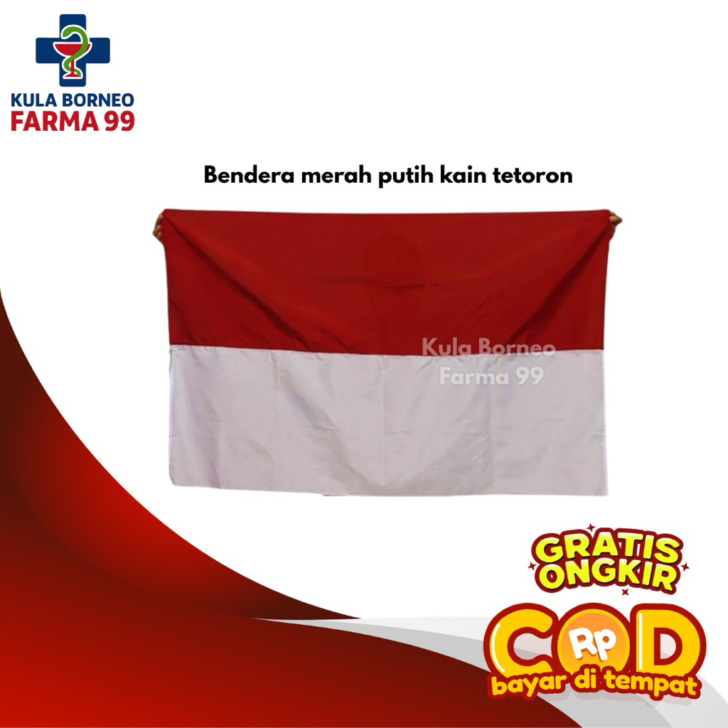 Bendera Merah Putih Kain Tetoron