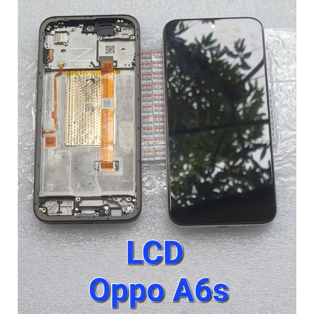 LCD Plus Farame OPPO A6s CPH2812 Original Copotan