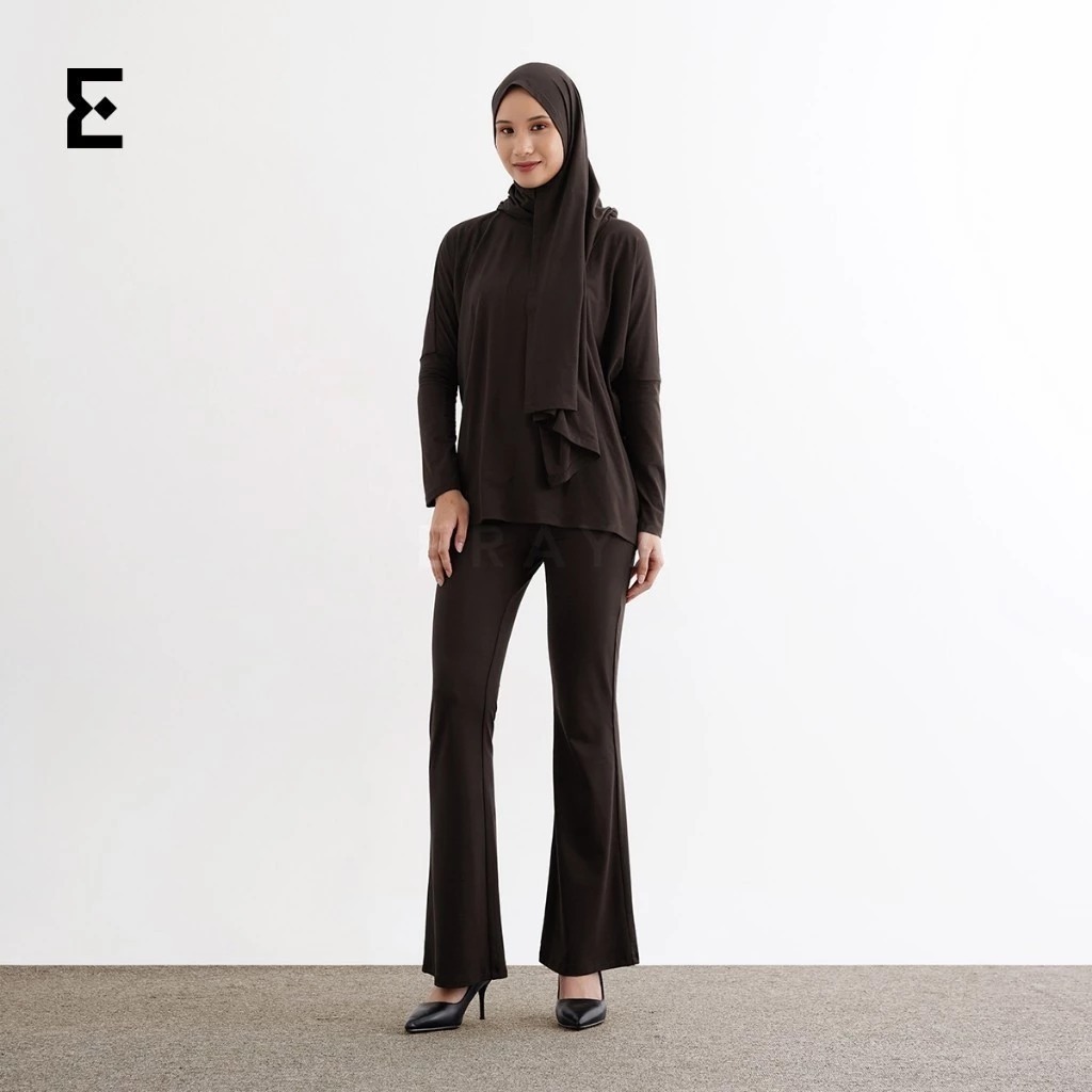 Noya Basic Set - Setelan Baju Muslim - Basic Oneset Wanita - Setelan Celana Cutbray