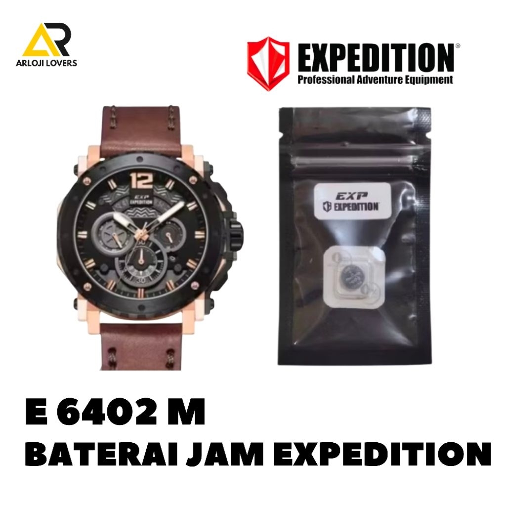 Baterai Jam Expedition Type E 6402 M Original