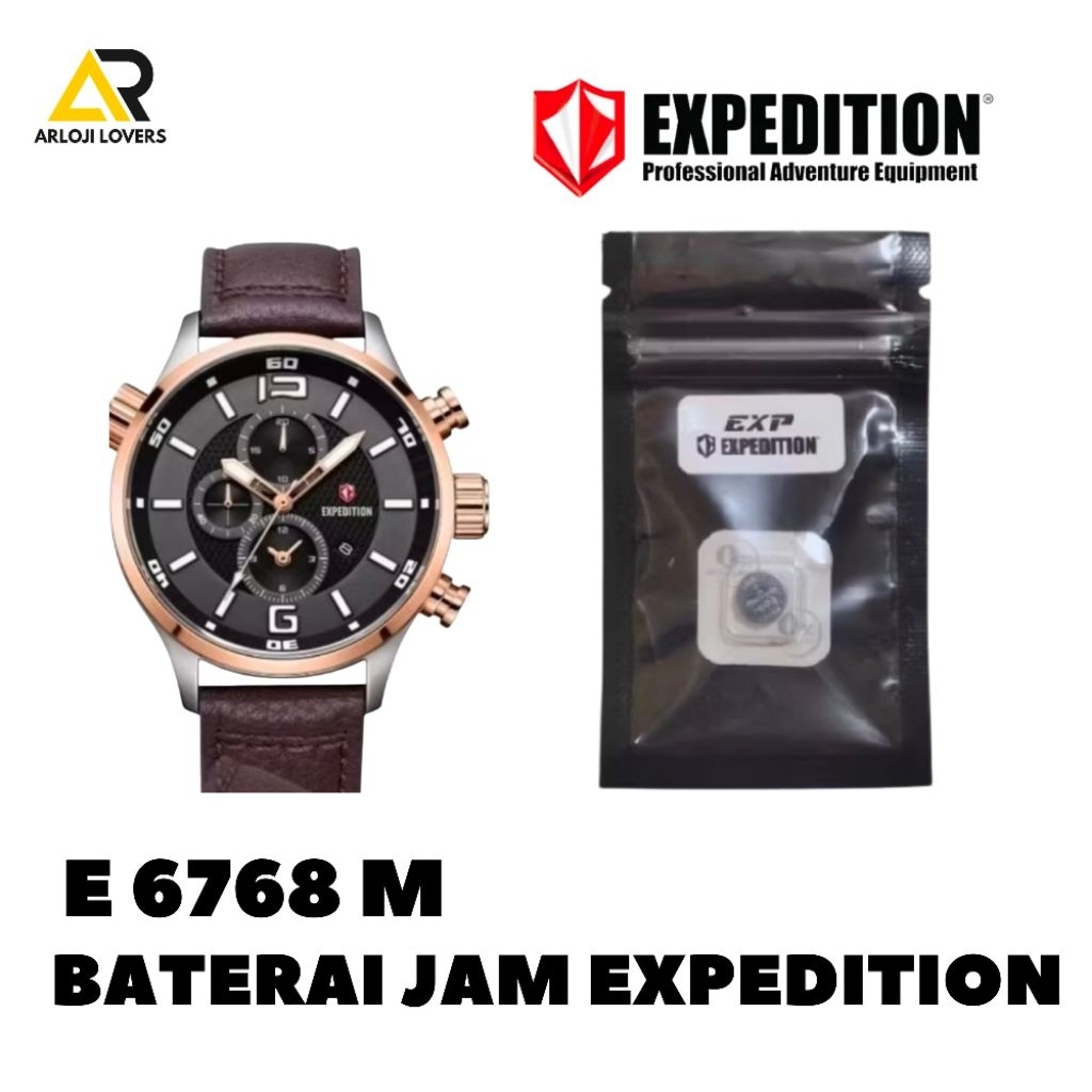 Baterai Jam Expedition Type E 6768 M Original