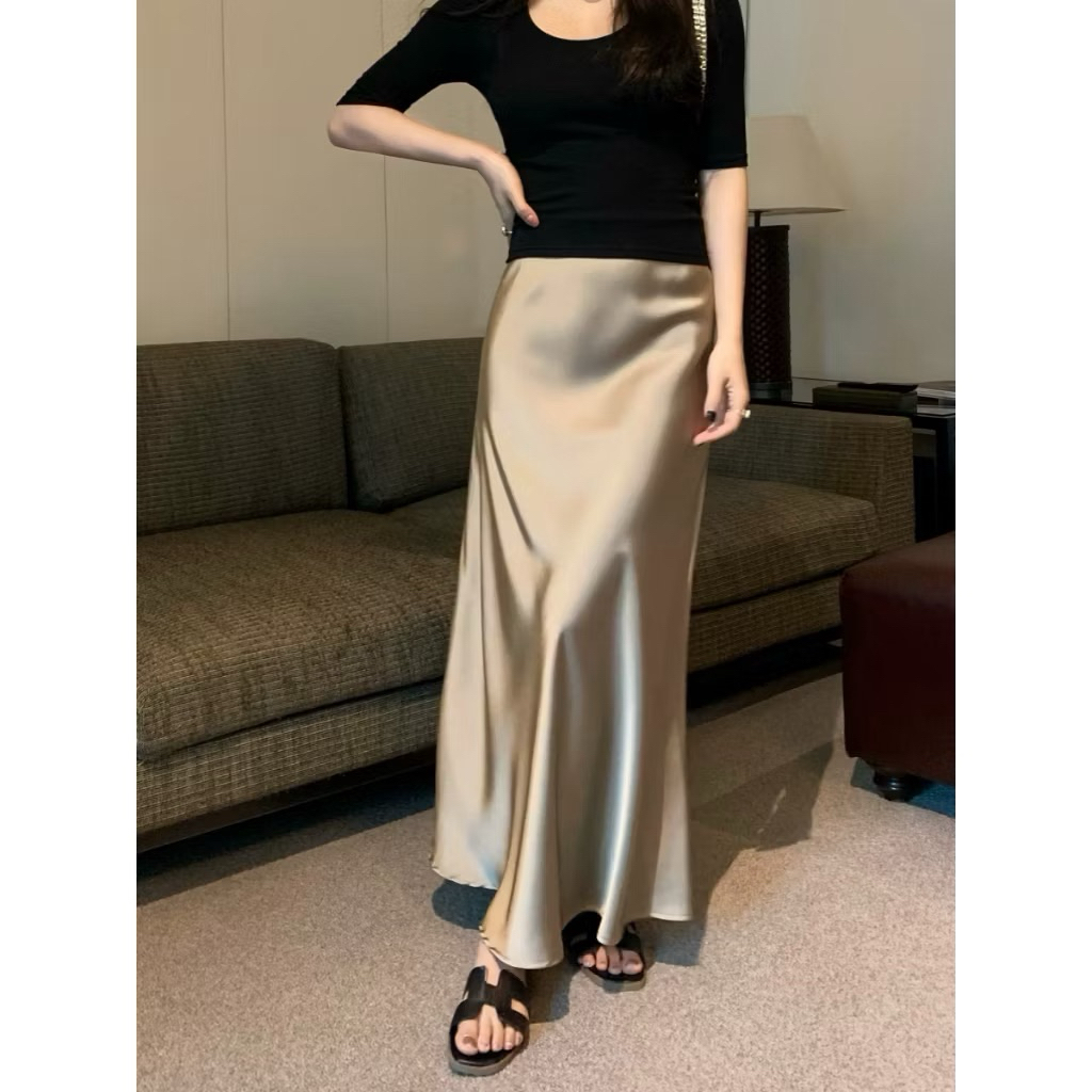 rok satin silk