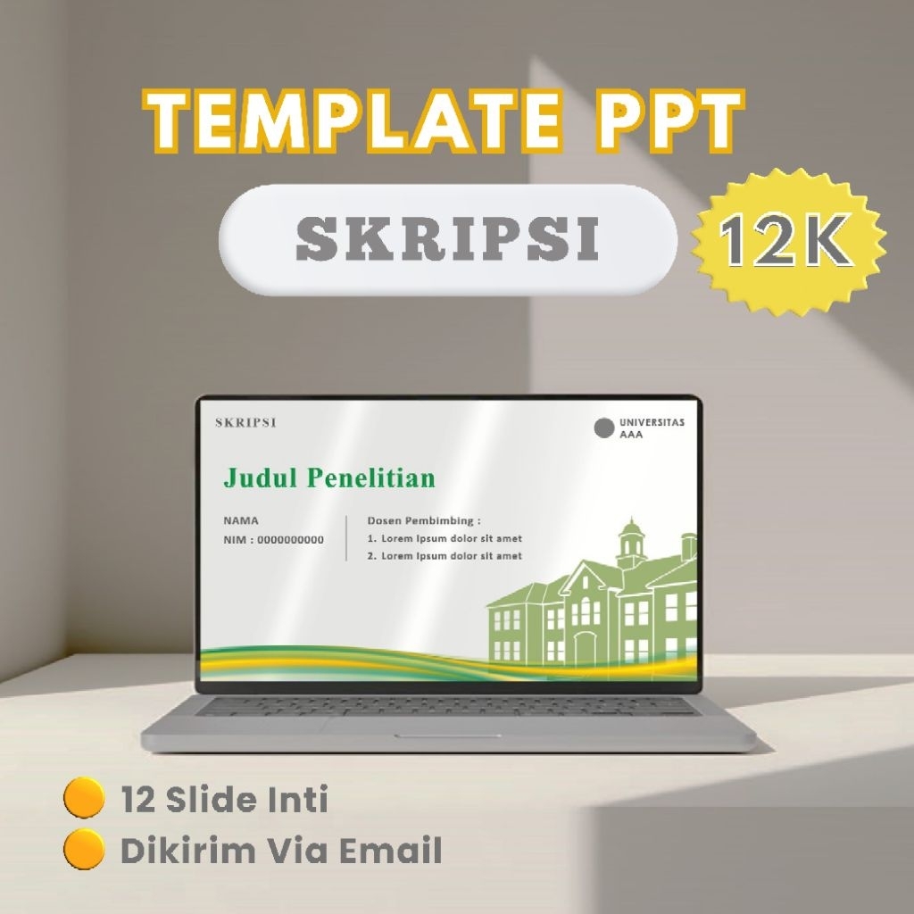 TEMPLATE PPT SKRIPSI - SEMINAR - TUGAS AKHIR