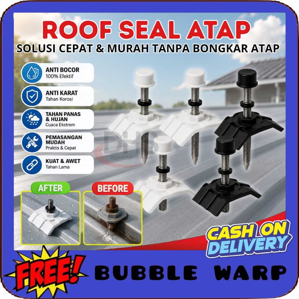 Karet Anti Bocor Sekrup Atap Roofseal Waterproof Untuk Seng Spandek Galvalum