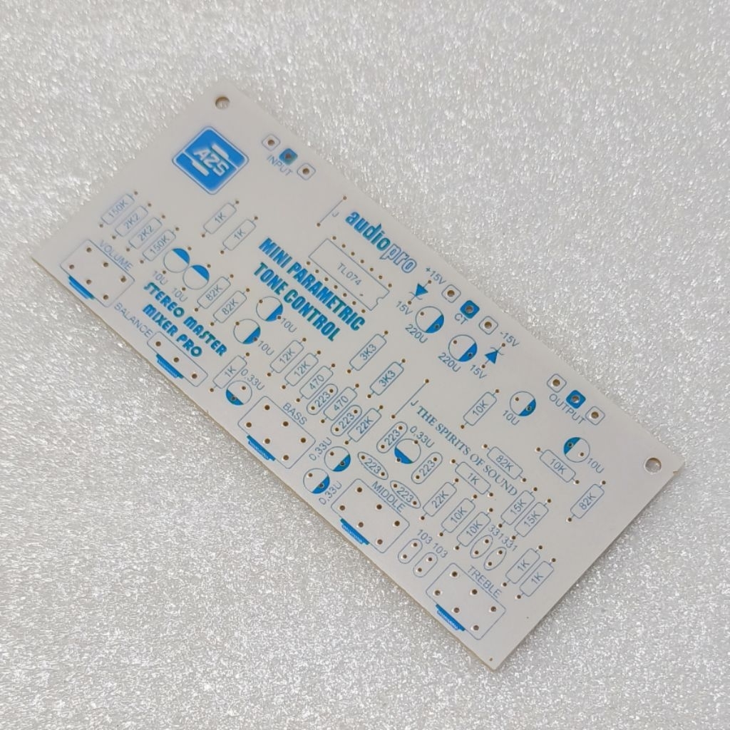 PCB Tone Control Mini Parametrik AudioPro Stereo