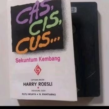 Kaset PITA Original HARRY ROESLI - CAS  CIS CUS SEKUNTUM KEMBANG