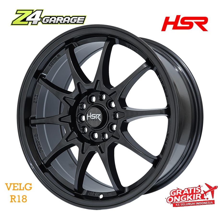 Velg Mobil Racing HSR BOROKO SRD R18 Pcd 5X108 & 5X114,4 Pas Di Hrv, Civic, Rush, Jaecoo5, Dll
