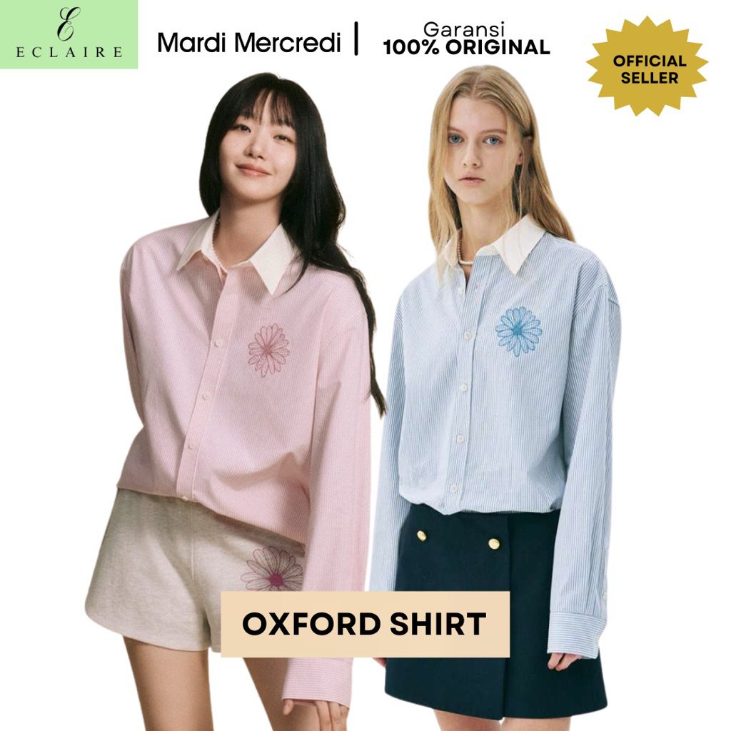 MARDI OXFORD SHIRT STRIPE 100% ORIGINAL