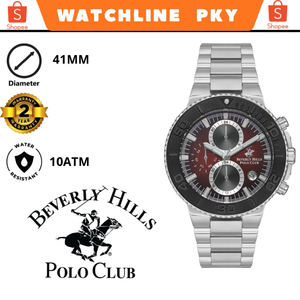 JAM TANGAN PRIA BEVERLY HILLS POLO CLUB