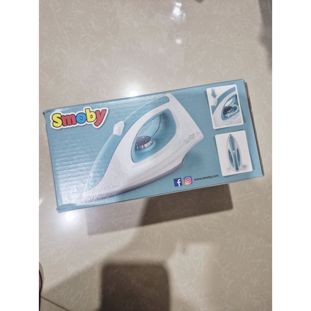 Smoby Iron toys/ Mainan setrika brand smoby