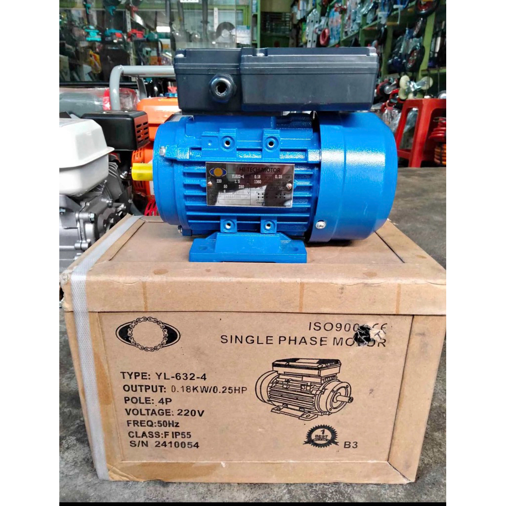 Dinamo Elektromotor Mini 1/4 Hp 1phase