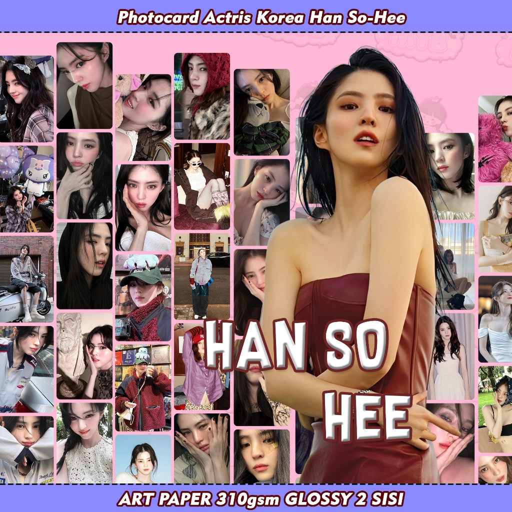 PHOTOCARD 2SISI FANMADE HAN SO HEE ACTOR KOREA (HARGA SATUAN BUKAN DAPET SEMUA) // HSH (1)