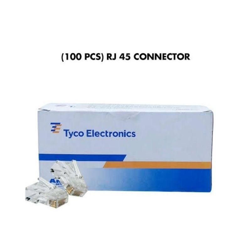 Connector RJ45 AMP Box Tyco Electronics isi 100pcs harga 100 biji