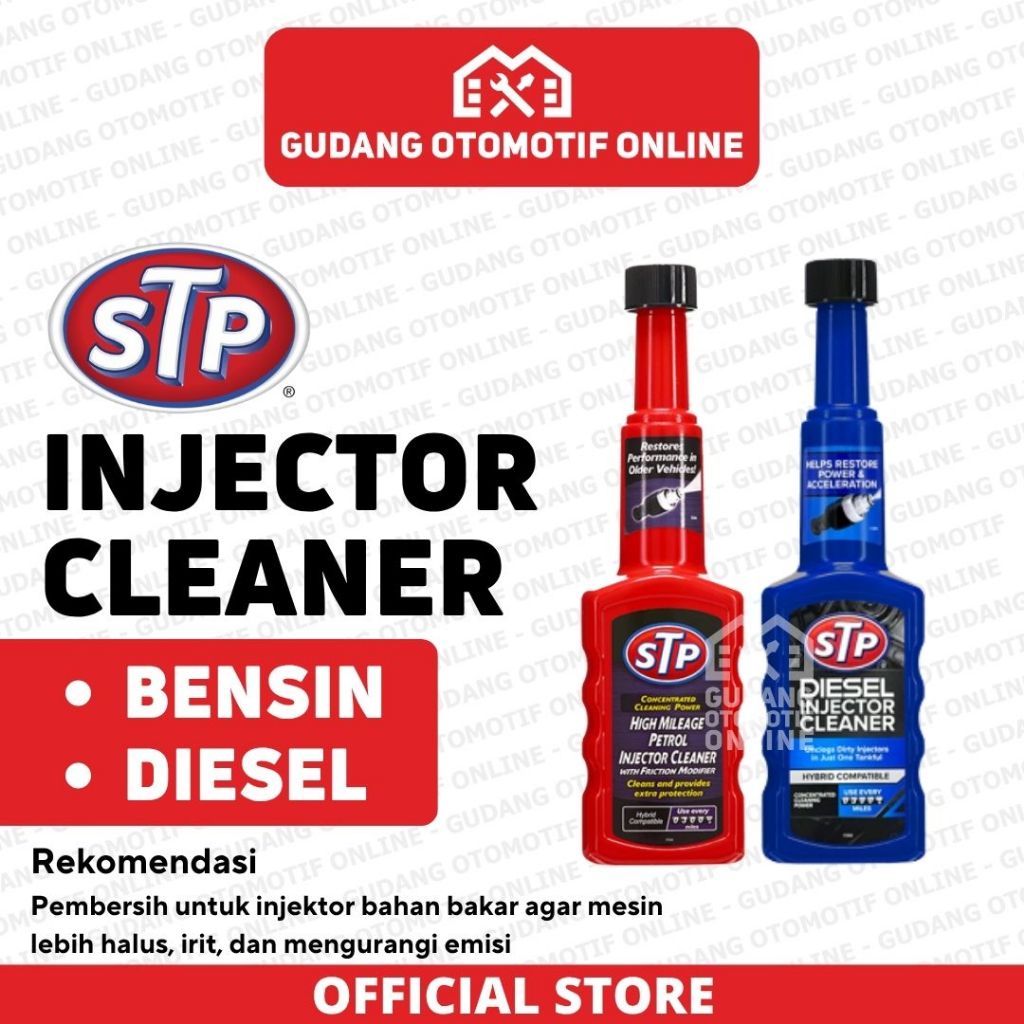 Injector Cleaner STP Bensin Diesel Solar 200 ML Campuran Solar Bensin Injektor Mobil