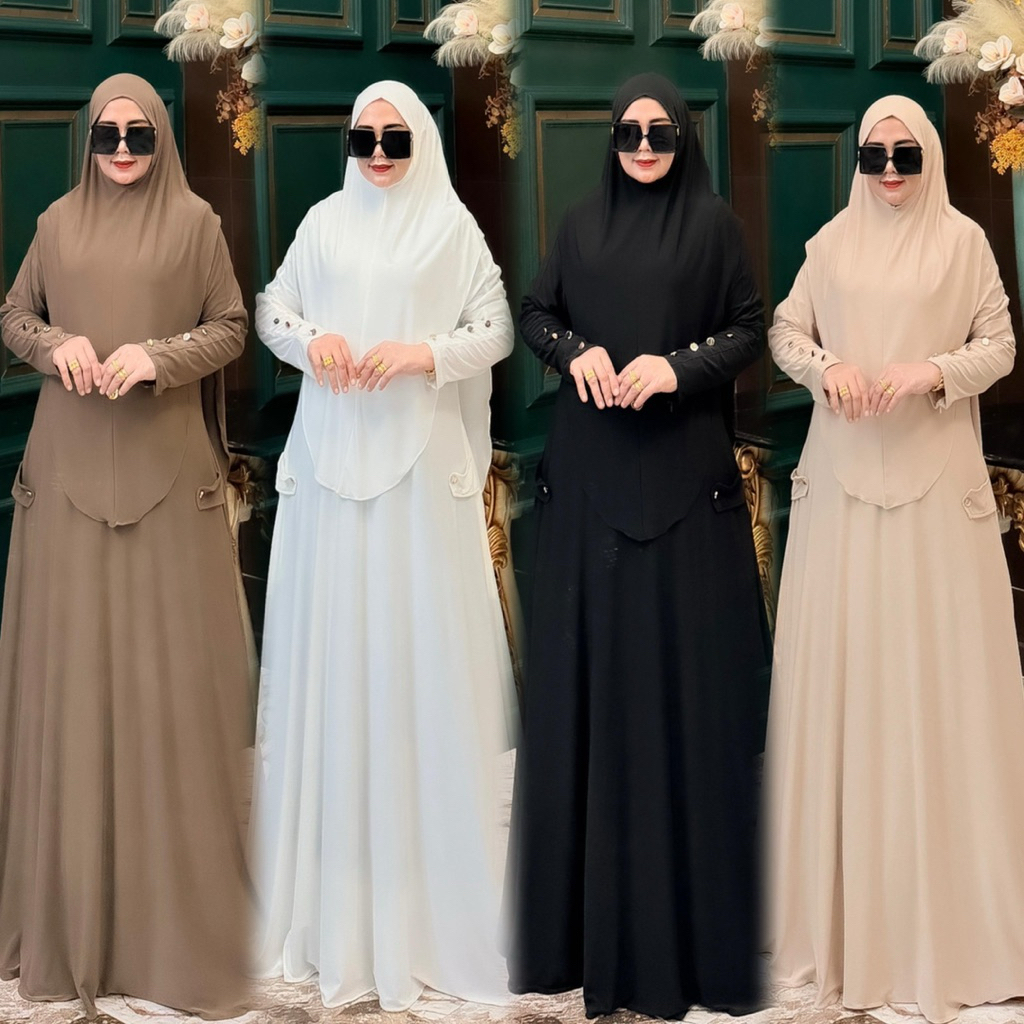 BILQIS SYARI  BY HIJAB IKA//SET HOMEY ZULAIKHA BY POPY (ORIGINAL) set kekinian/ set terbaru /cod / g