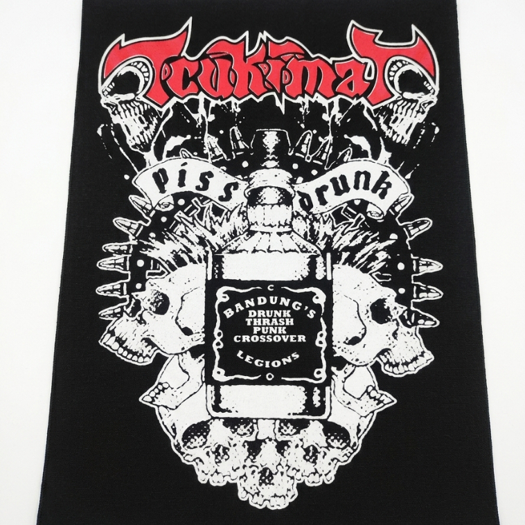 BACKPATCH SABLON TCUKIMAY, EMBLEM SABLON 40CM X 30CM, PATCH BAND, EMBLEM BAND, PATCH PUNK, EMBLEM PU